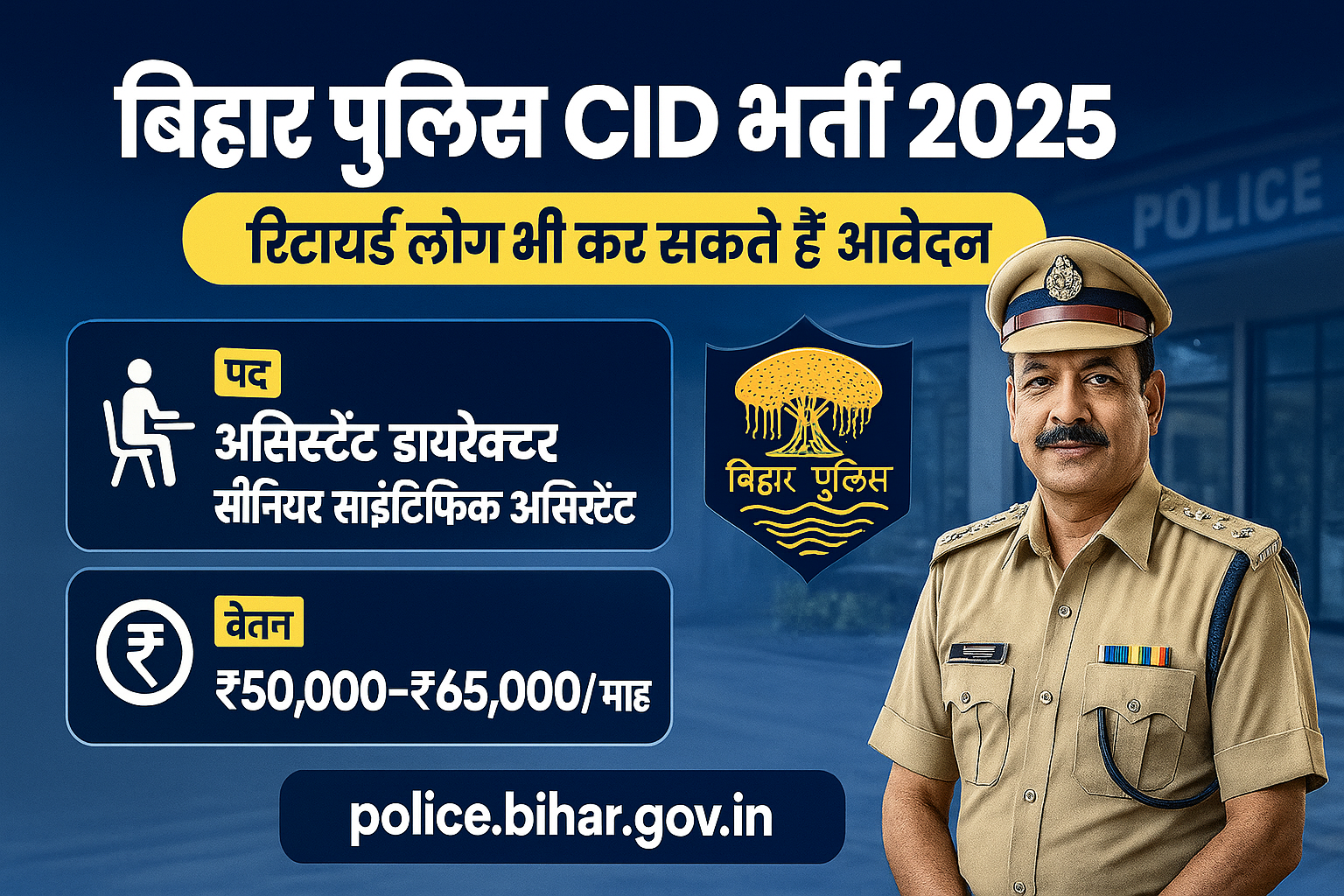 Bihar Police CID Recruitment 2025